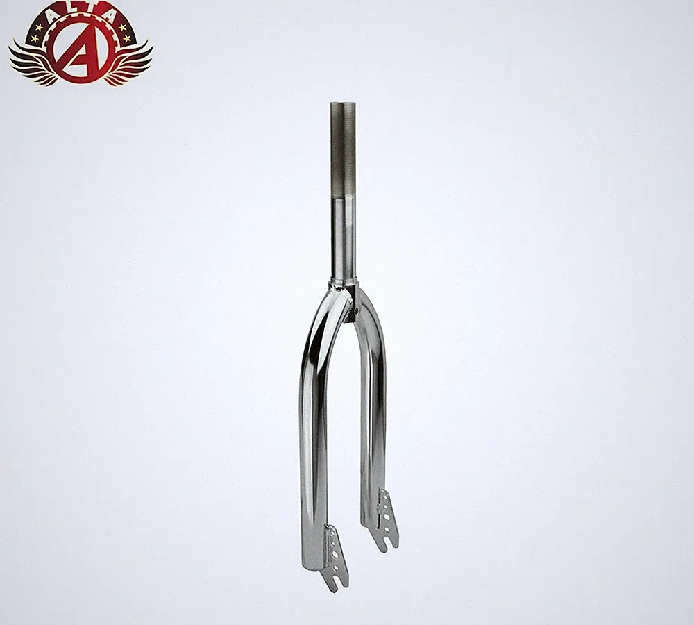 ALTA 20" BMX MX Bicycle Bike Fork Steel 1" Threaded Chrome.