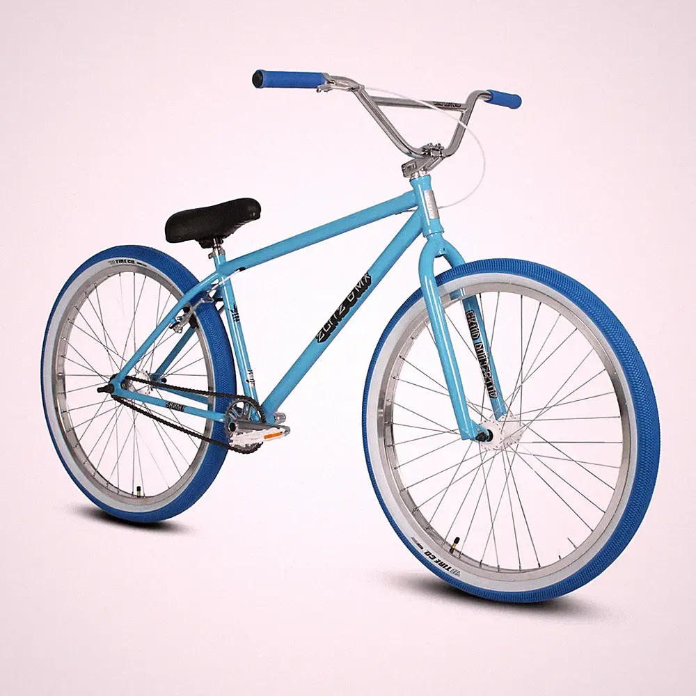 Elite 29" BMX Bandit Bicycle Freestyle Bike 3 Piece Baby Blue NEW