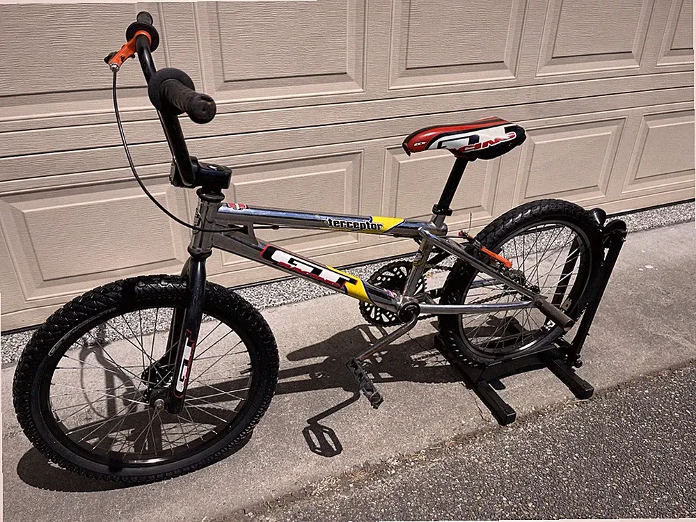 GT Interceptor Chrome Bmx Race Bike 20” 2001 Survivor Mid School Old School