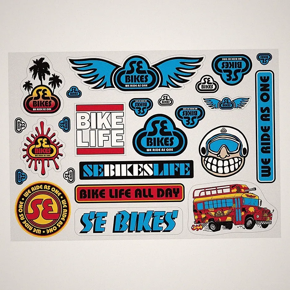 SE RACING STICKER DECAL BMX BIKE BIKES BICYCLE STICKERS DECALS GT HARO REDLINE